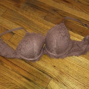 Pink push-up bra